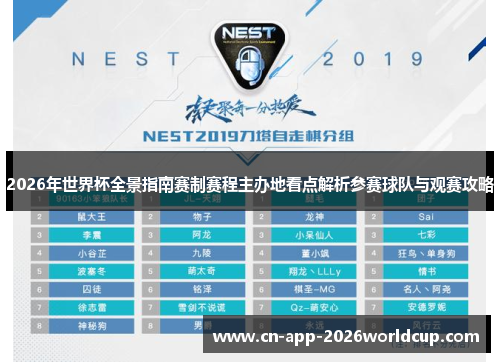 2026年世界杯全景指南赛制赛程主办地看点解析参赛球队与观赛攻略 2026年世界杯全景指南赛制赛程主办地看点解析参赛球队与观赛攻略